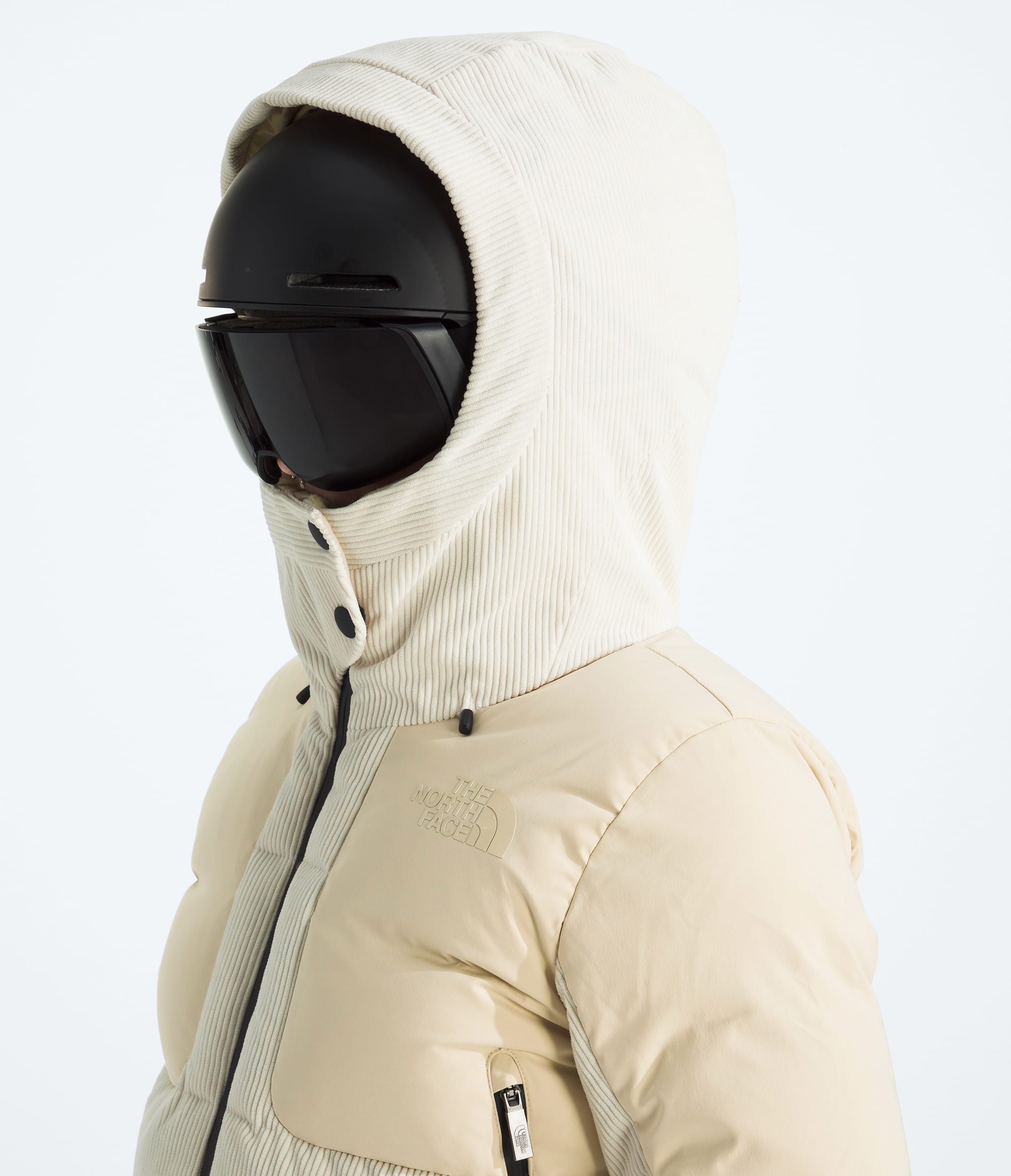 The North Face Women’s Cold Spell Corduroy Cropped Down Jacket Gravel