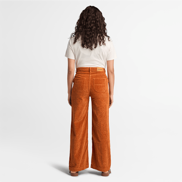 Timberland Corduroy Wide-Leg Pant Umber Women'S