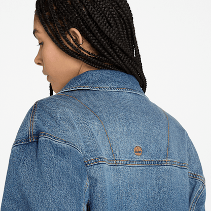 Timberland Denim Archive Insulated Jacket High Tide Blue Wash Women'S