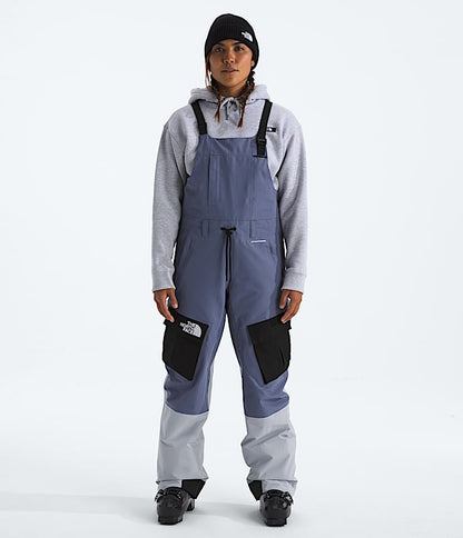 The North Face Women Dragline Bibs Blue Flax/Twilight Galaxy/TNF Black TNF Black/Smokey Brown