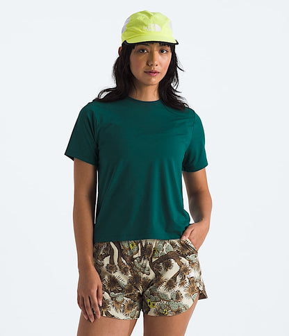 The North Face Women Dune Sky Short-Sleeve Deep Nori TNF Black White Dune Space