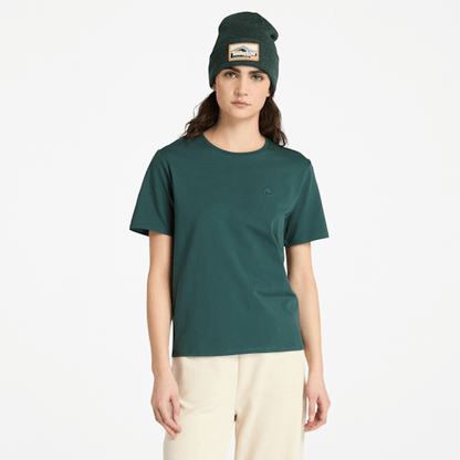Timberland Dunstan Short-Sleeve T-Shirt Dark Forest Green Women'S