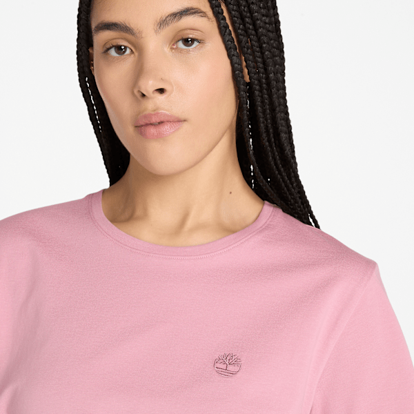 Timberland Dunstan Short-Sleeve T-Shirt Dusty Rose Women'S