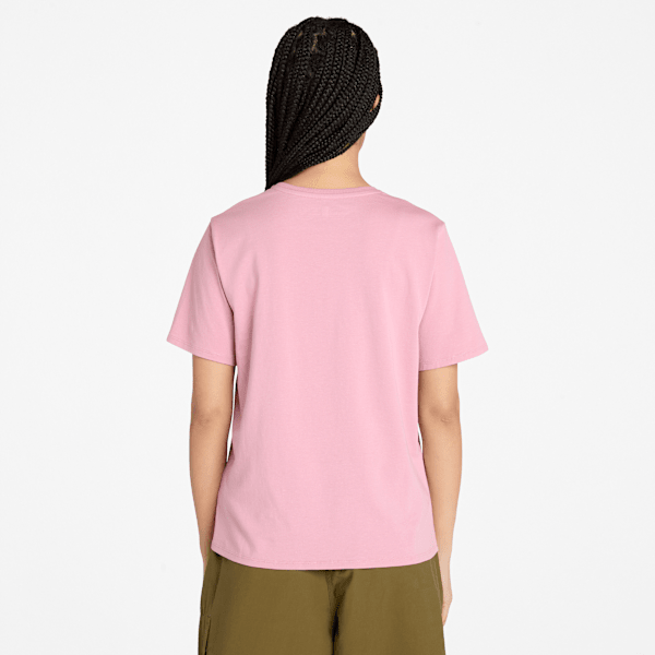 Timberland Dunstan Short-Sleeve T-Shirt Dusty Rose Women'S
