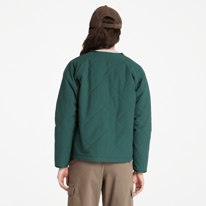 Timberland Durable Water-Repellent Quilted Jacket Dark Forest Green Women'S