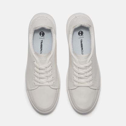 Timberland Emerson Street Sneaker White Full-Grain Women'S