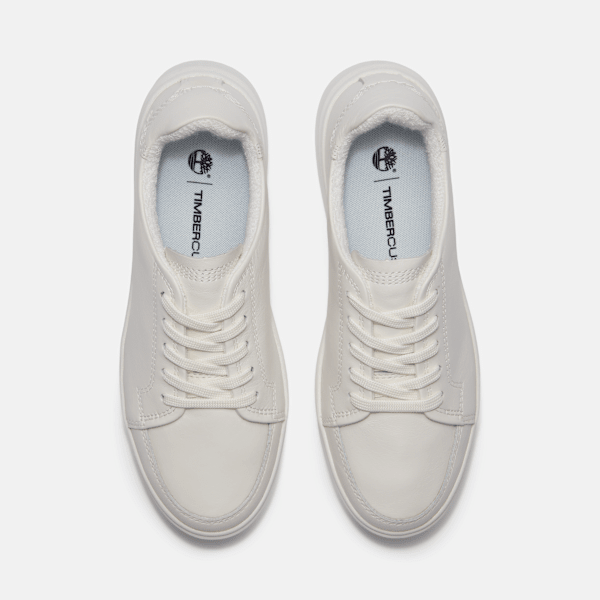 Timberland Emerson Street Sneaker White Full-Grain Women'S