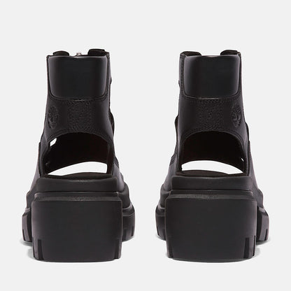 Timberland Women'S Everleigh Gladiator Sandal Black Full-Grain