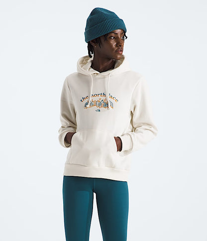 The North Face Women Evolution Retro-Growth HoodieGraphic White Dune Space
