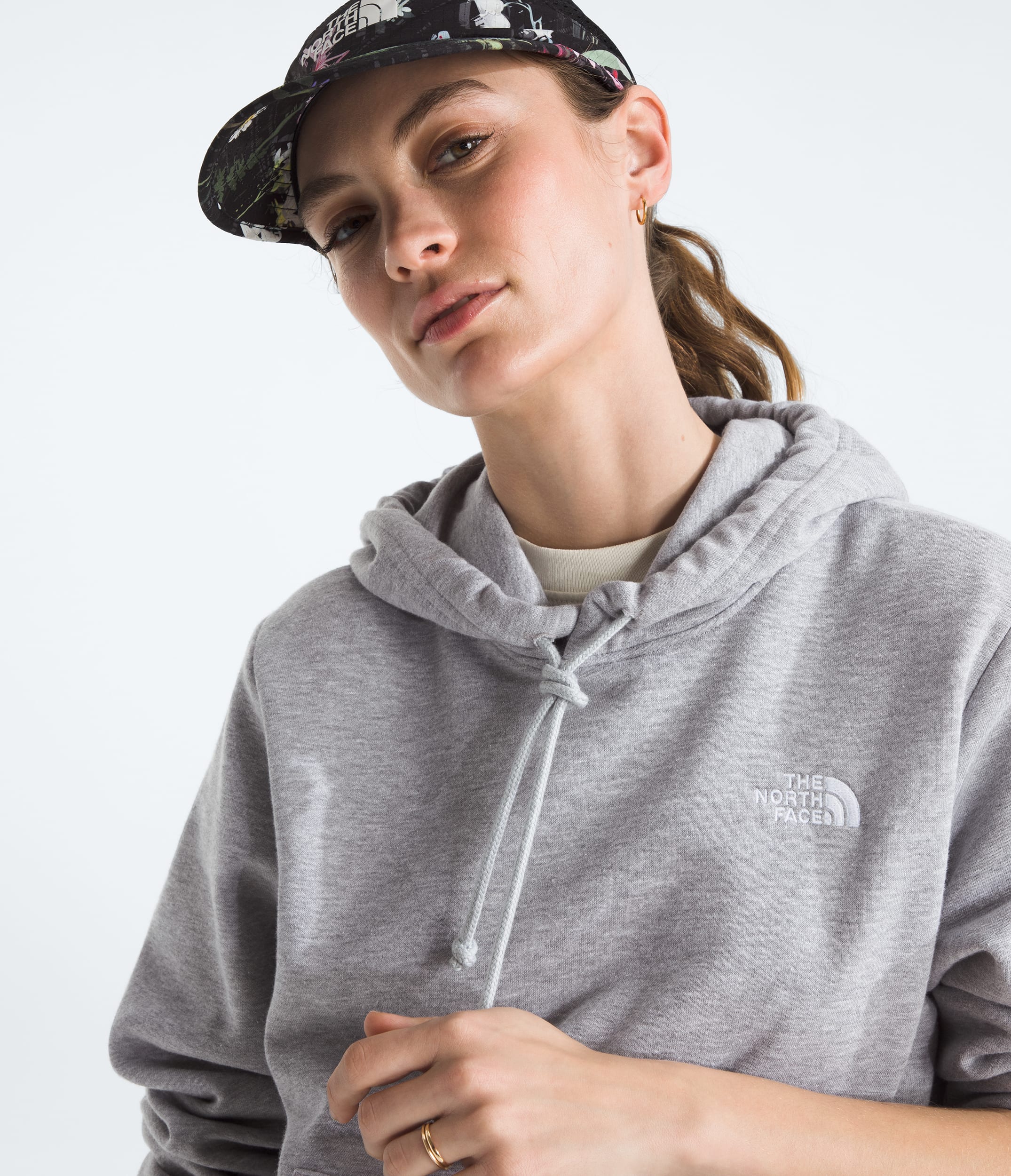 The North Face Women’s Evolution Simple Dome Regular Hoodie TNF Pale Grey Heather