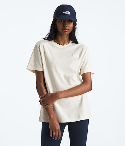 The North Face Women Evolution Simple Dome Relaxed Short-Sleeve Tee Tawny Quartz TNF Pale Grey Heather TNF Black Mars Dust Slate Moss White Dune Blue Flax