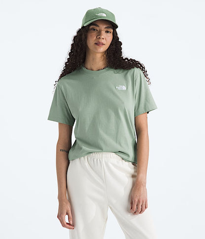 The North Face Women Evolution Simple Dome Relaxed Short-Sleeve Tee Tawny Quartz TNF Pale Grey Heather TNF Black Mars Dust Slate Moss White Dune Blue Flax
