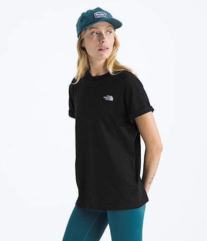 The North Face Women Evolution Simple Dome Relaxed Short-Sleeve Tee Tawny Quartz TNF Pale Grey Heather TNF Black Mars Dust Slate Moss White Dune Blue Flax