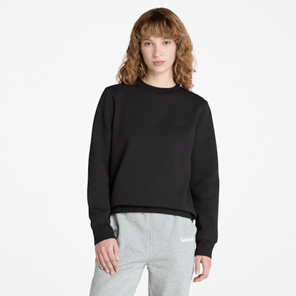 Timberland Exeter River Brushed Back Crewneck Sweatshirt Black Women'S