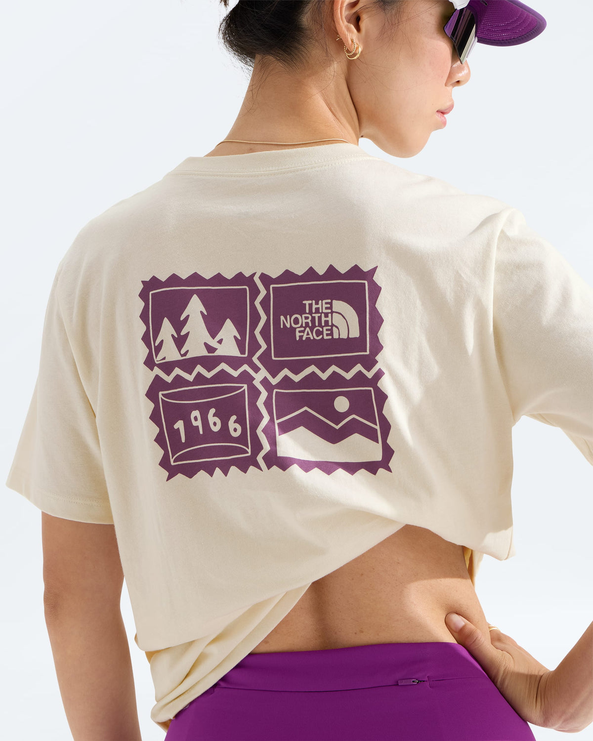The North Face Women’s Exploring Stamps Relaxed Short-Sleeve Tee