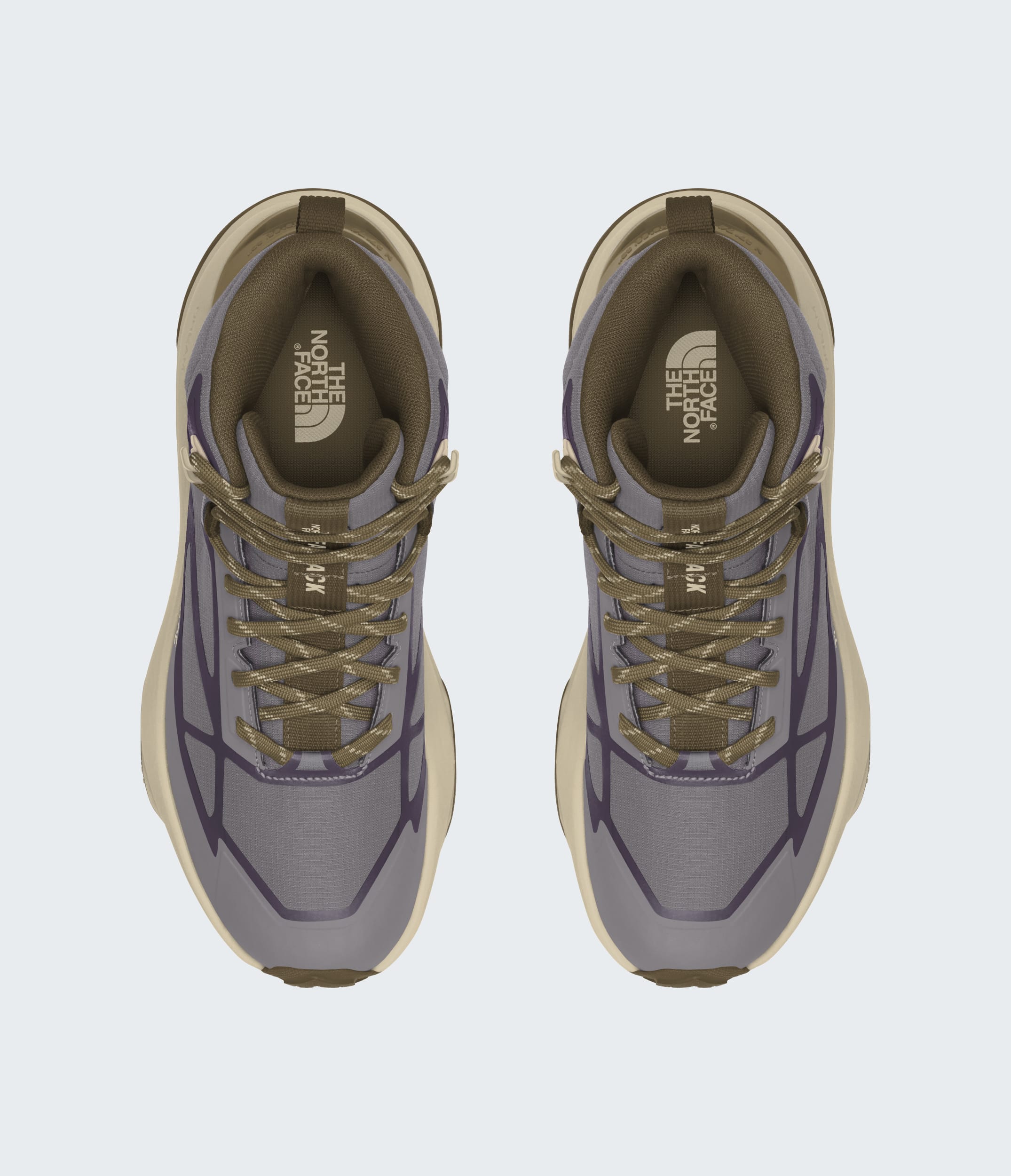 The North Face Womens Fastpack Mid Waterproof Boots Transcendent Grey-Cedar Transcendent Grey-Cedar