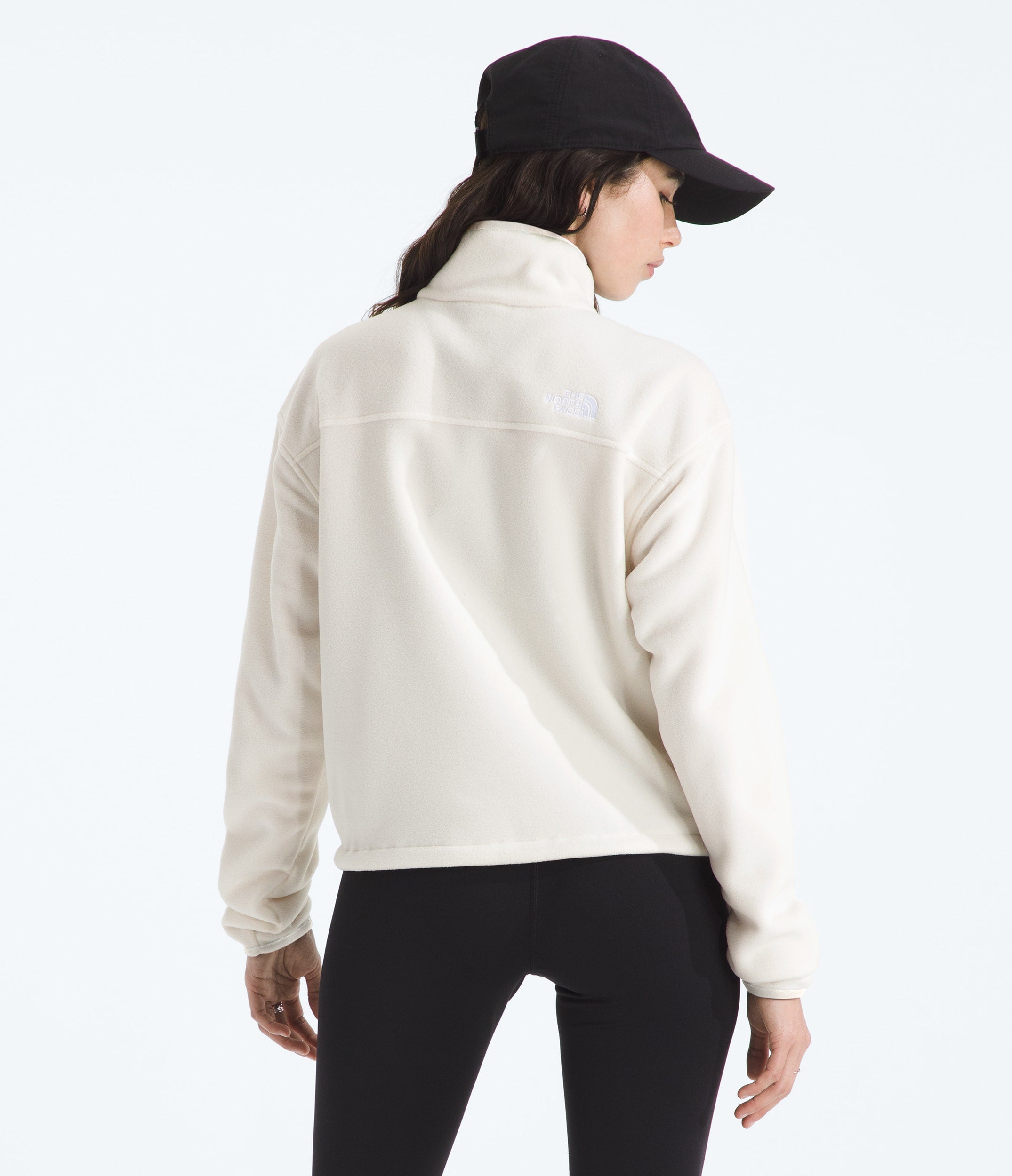 The North Face Women’s Glacier Fleece ½-Zip Short Jacket White Dune