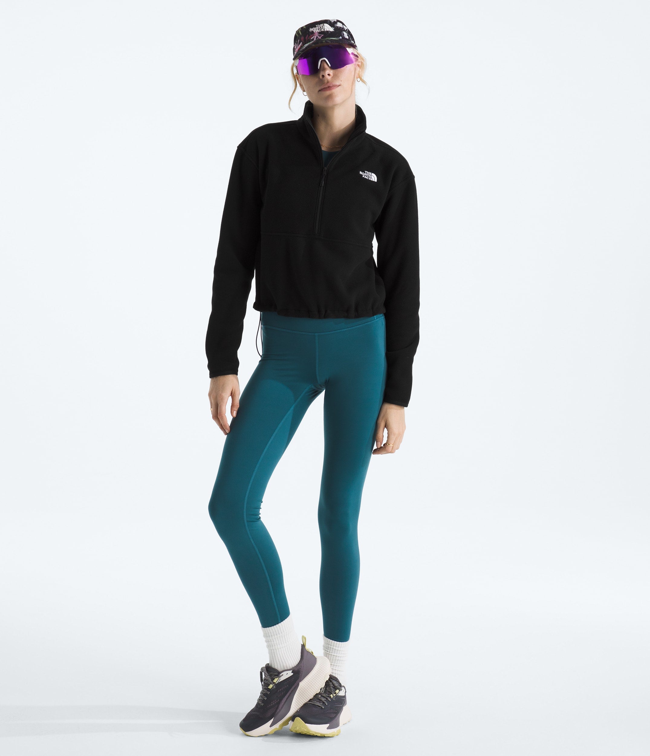 The North Face Women’s Glacier Fleece ½-Zip Short Jacket TNF Black