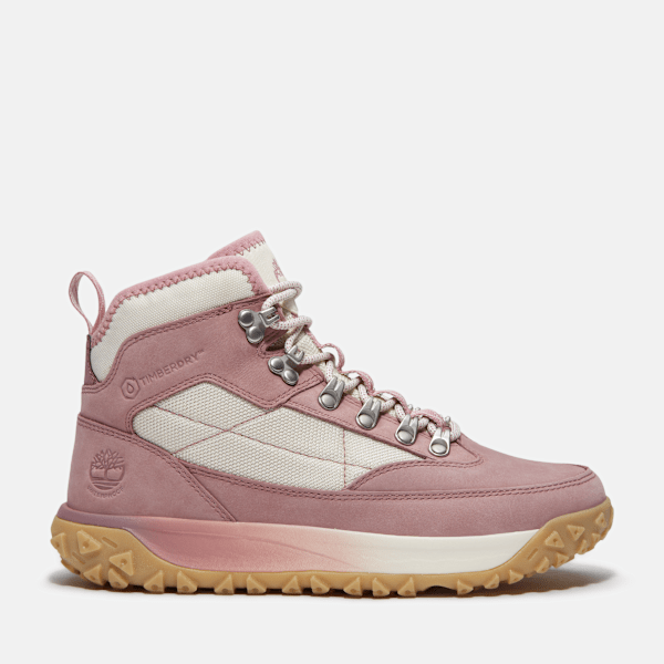 Timberland Greenstride Motion 6 Waterproof Sneaker Medium Pink Nubuck Women'S