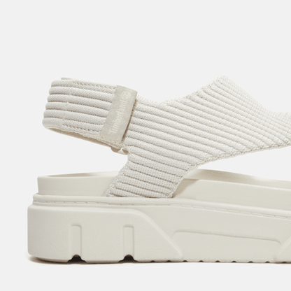Timberland Greyfield Backstrap Sandal White Knit Women'S