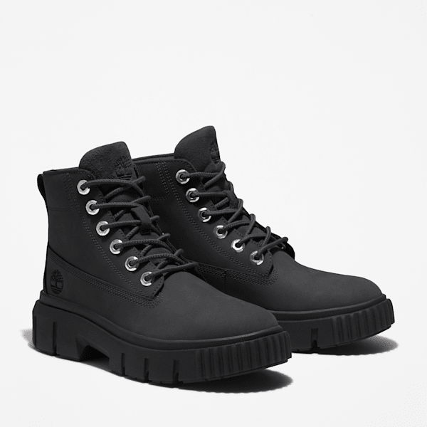 Timberland Greyfield Mid Lace-Up Boot Black Women'S
