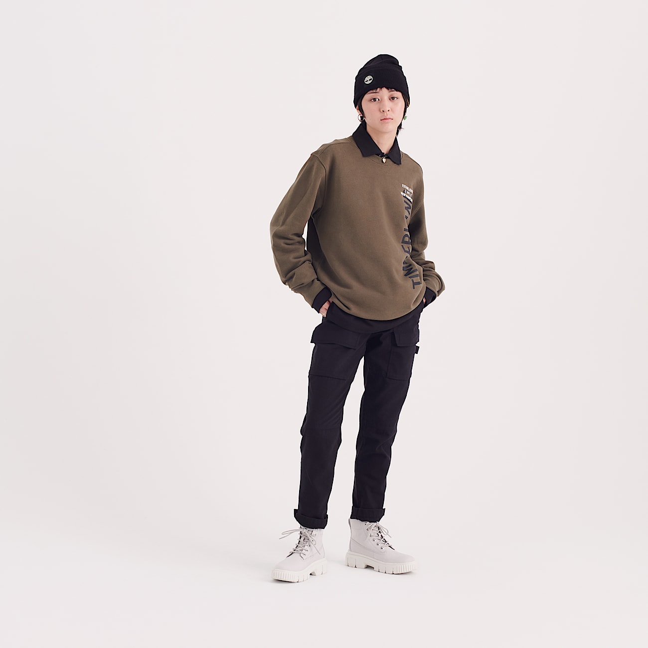 Timberland Women'S Greyfield Mid Lace-Up Boot Grey Violet