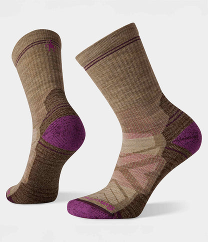 The North Face Women's HIKE Light Cushion Crew Socks FROSTY GREEN Wasabi/Mineral Gold