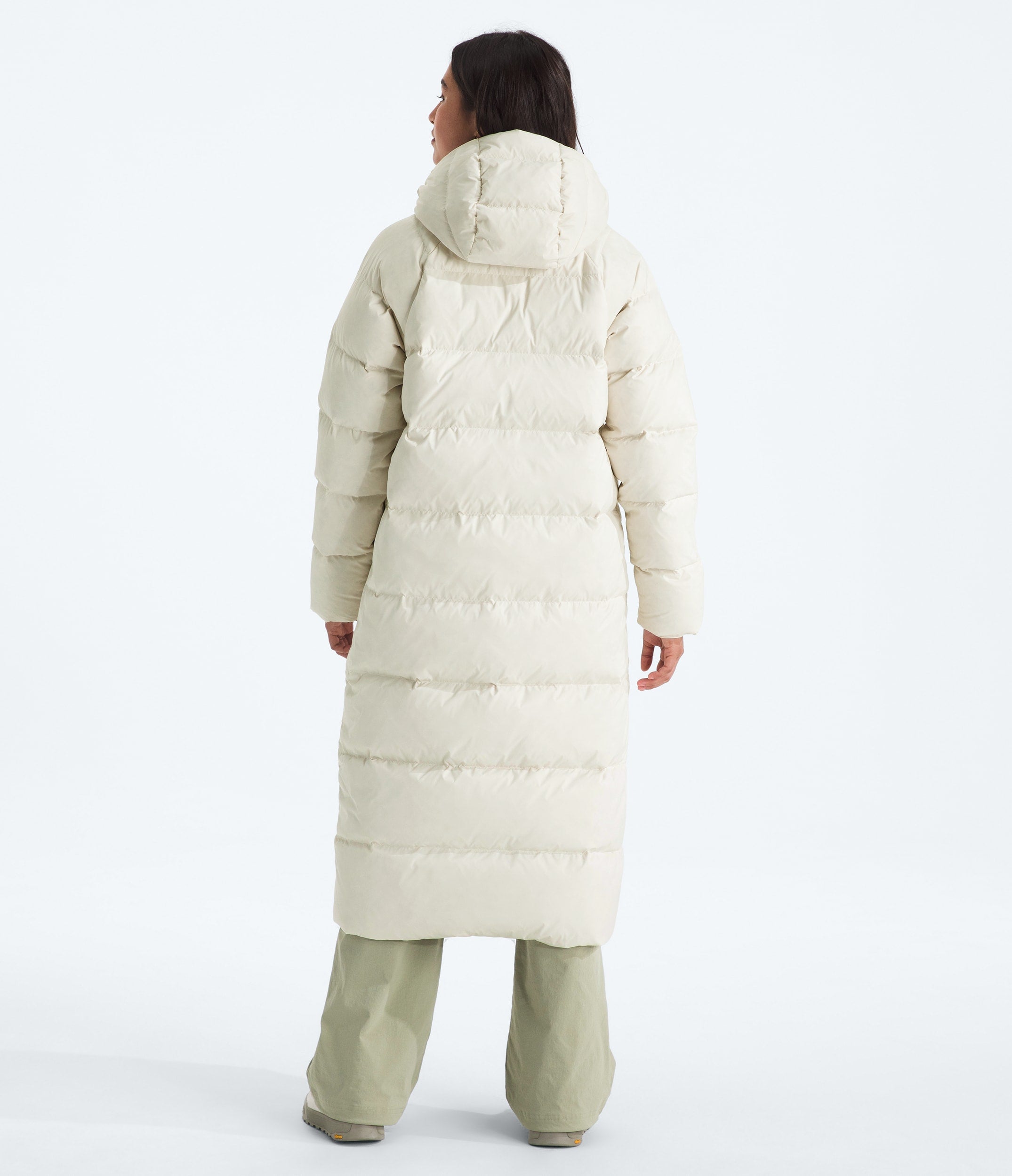 The North Face Women’s Hydrenalite™ City Long Down Hooded Parka White Dune