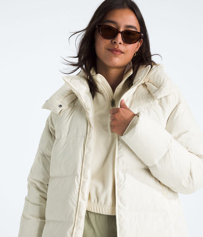 The North Face Women’s Hydrenalite™ City Long Down Hooded Parka White Dune