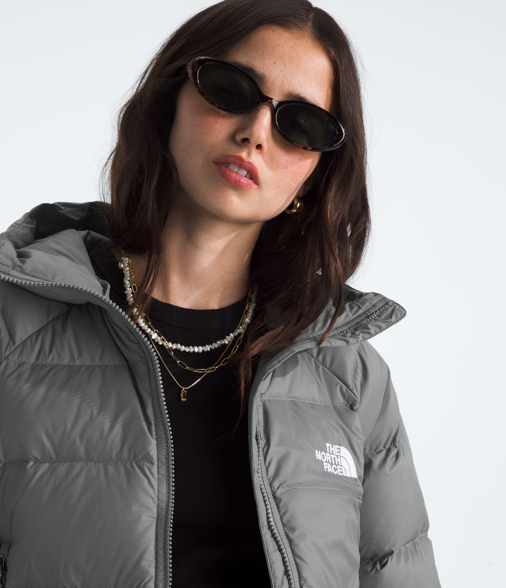 The North Face Women’s Hydrenalite™ Down Hoodie Smoked Pearl