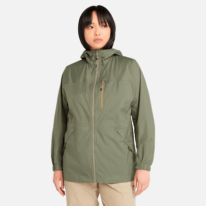 Timberland Womens Jenness Waterpoof Packable Jacket Cassel Earth