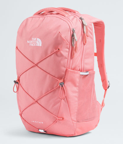 The North Face Women’s Jester Backpack Coral Crush Light Heather-Coral Crush