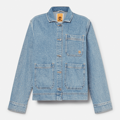 Timberland Kempshire Denim Chore Jacket Mid Blue Women'S