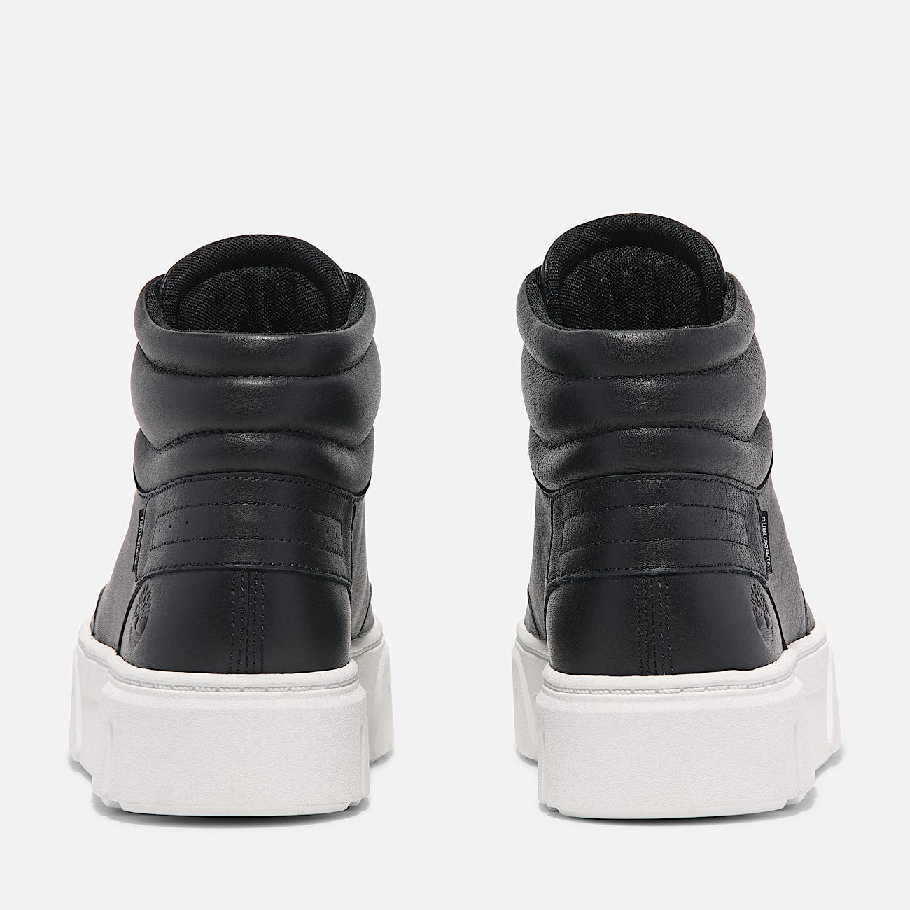 Timberland Women'S Laurel Court High Top Lace-Up Sneaker Black Full-Grain