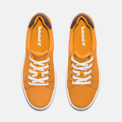 Timberland Laurel Court Low Lace-Up Sneaker Wheat Nubuck Women'S