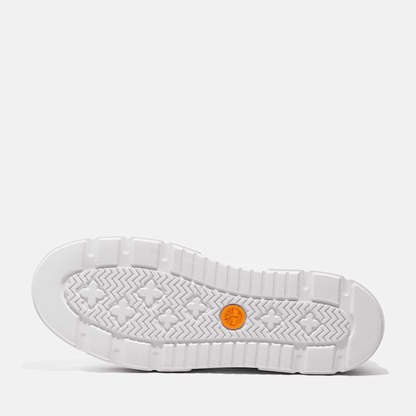 Timberland Laurel Court Low Lace-Up Sneaker White Full-Grain Women'S