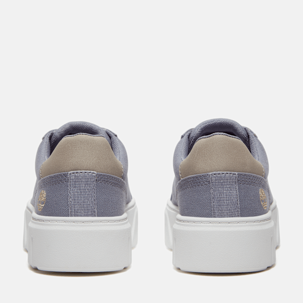 Timberland Laurel Court Low Lace-Up Sneaker Purple Canvas Women'S