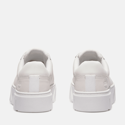 Timberland Laurel Court Low Lace-Up Sneaker White Full-Grain Women'S