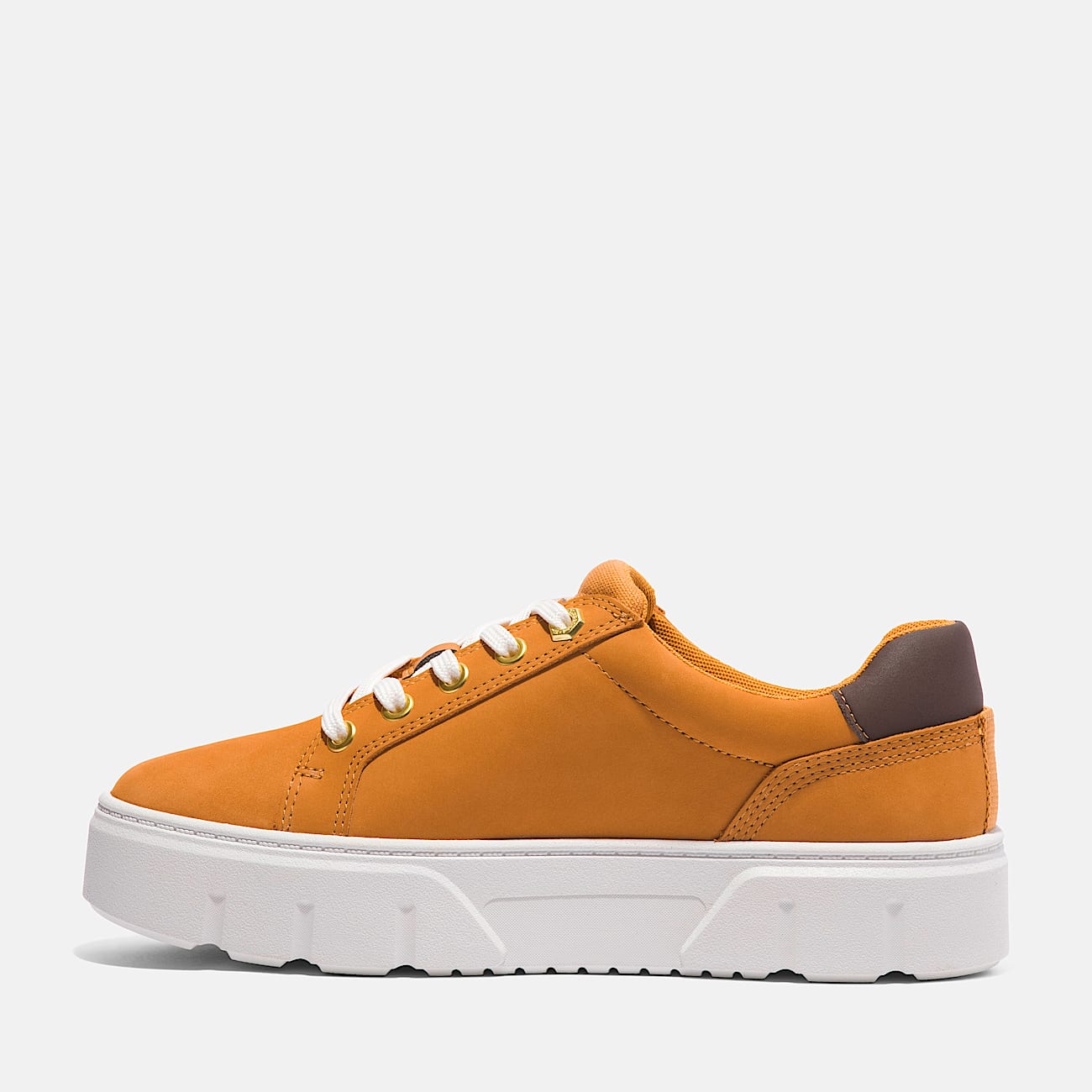 Timberland Women'S Laurel Court Low Lace-Up Sneaker Wheat Nubuck