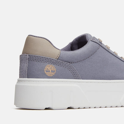 Timberland Women'S Laurel Court Low Lace-Up Sneaker Purple Canvas