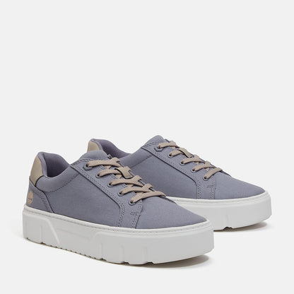 Timberland Women'S Laurel Court Low Lace-Up Sneaker Purple Canvas