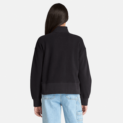 Timberland Lush Quarter-Zip Sweatshirt Black Women'S