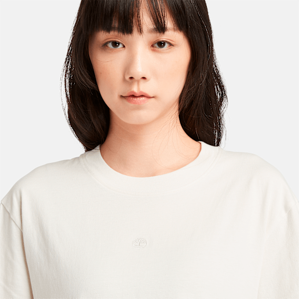 Timberland Lush Short-Sleeve T-Shirt Vintage White Women'S