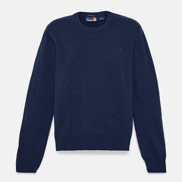 Timberland Merino Crewneck Sweater Dark Navy Women'S