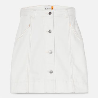 Timberland Mini Skirt Vintage White Women'S