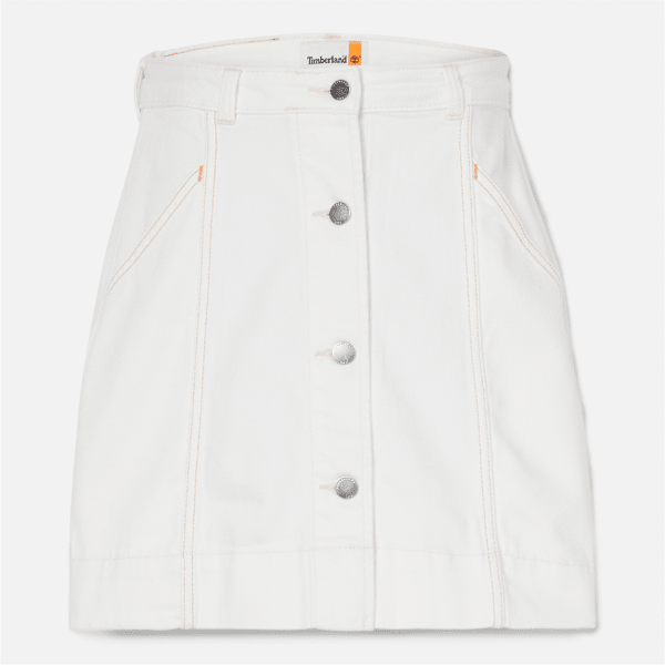Timberland Mini Skirt Vintage White Women'S