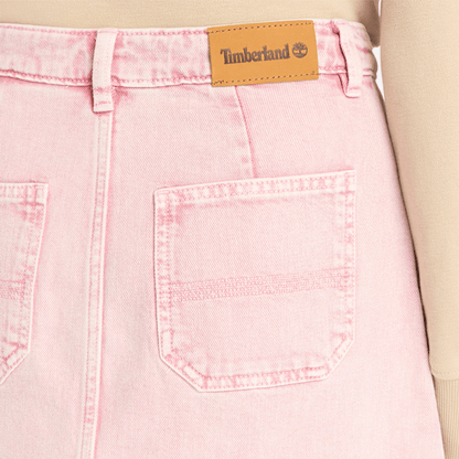 Timberland Mini Skirt Peach Pink Wash Women'S