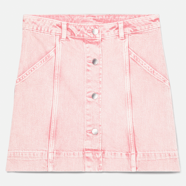 Timberland Mini Skirt Peach Pink Wash Women'S