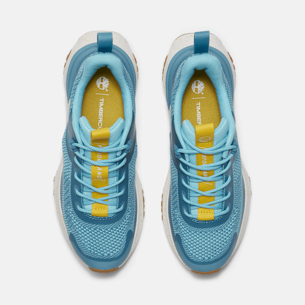 Timberland Motion Access Low Lace-Up Sneaker Medium Blue Knit Women'S
