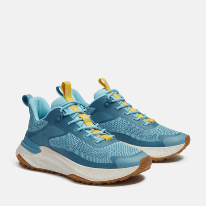 Timberland Motion Access Low Lace-Up Sneaker Medium Blue Knit Women'S